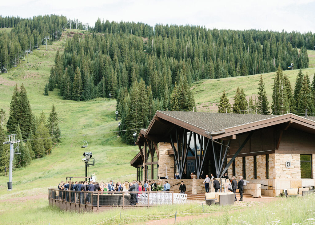 private hotel wedding venue with lodging in Colorado
