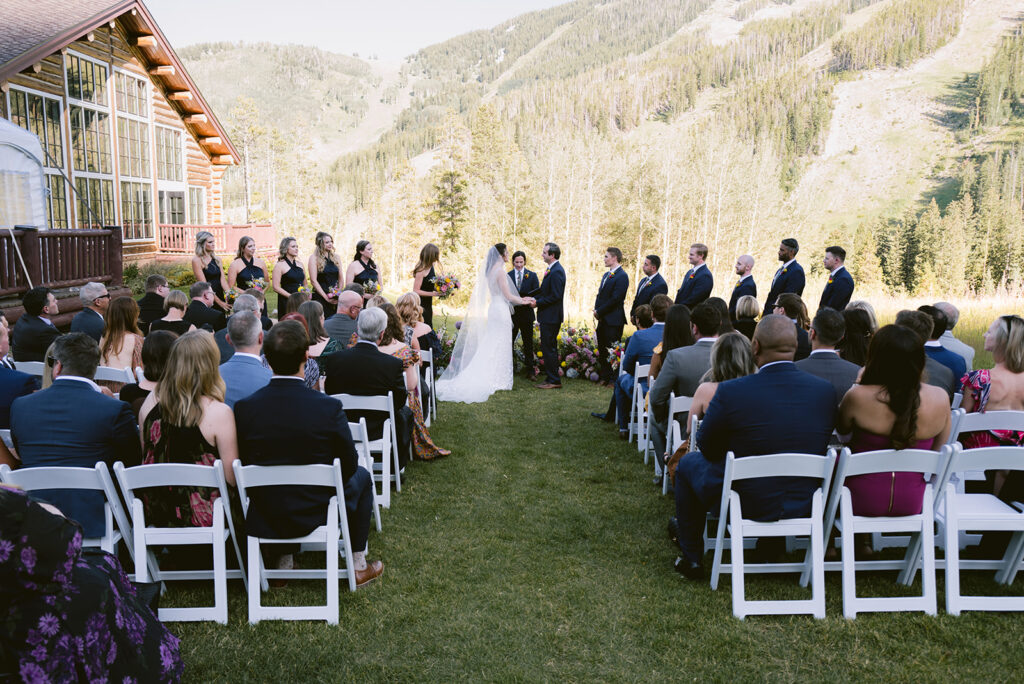 Beano's Cabin wedding ceremony