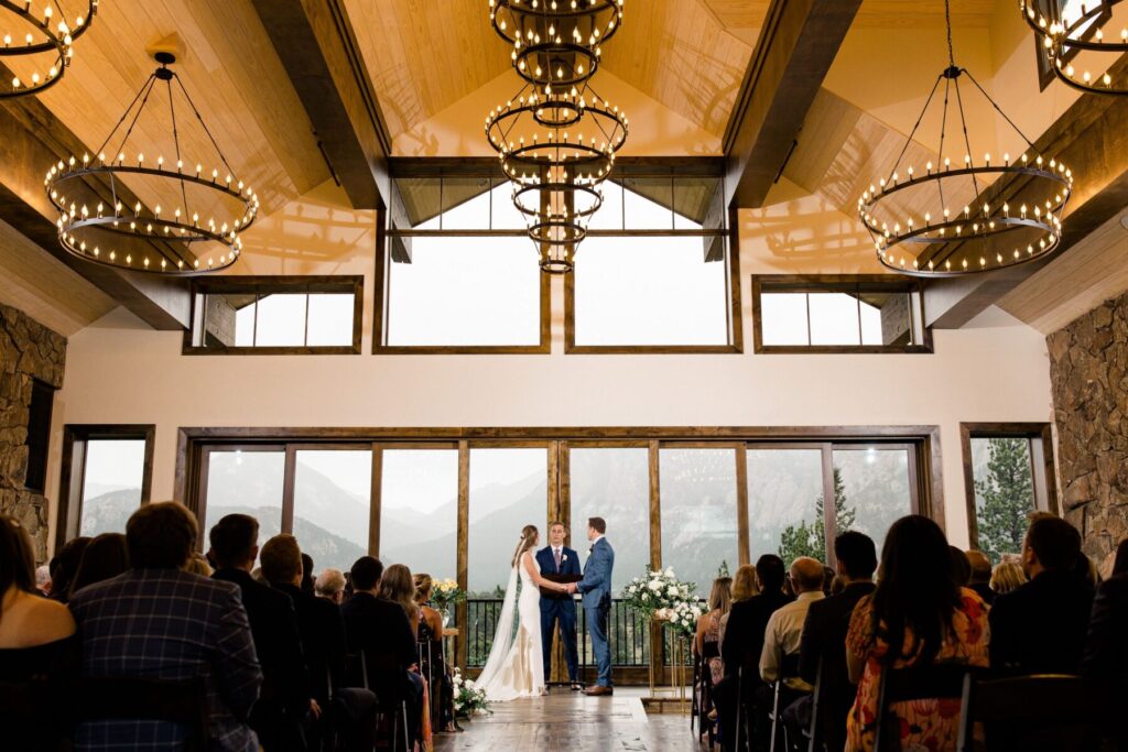 Black Canyon Inn wedding reception indoors