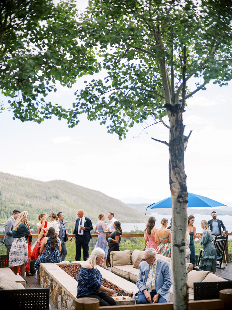 Grand Lake Lodge wedding outdoor pavilion