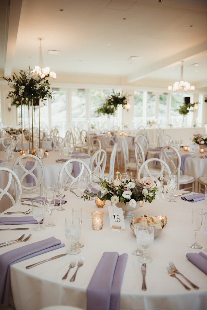 Wedding table design at Stanley Hotel