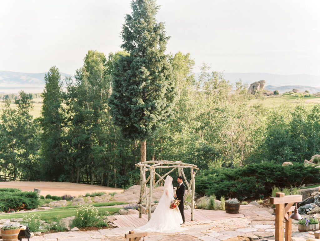 Bruch Creek Ranch wedding ceremony location