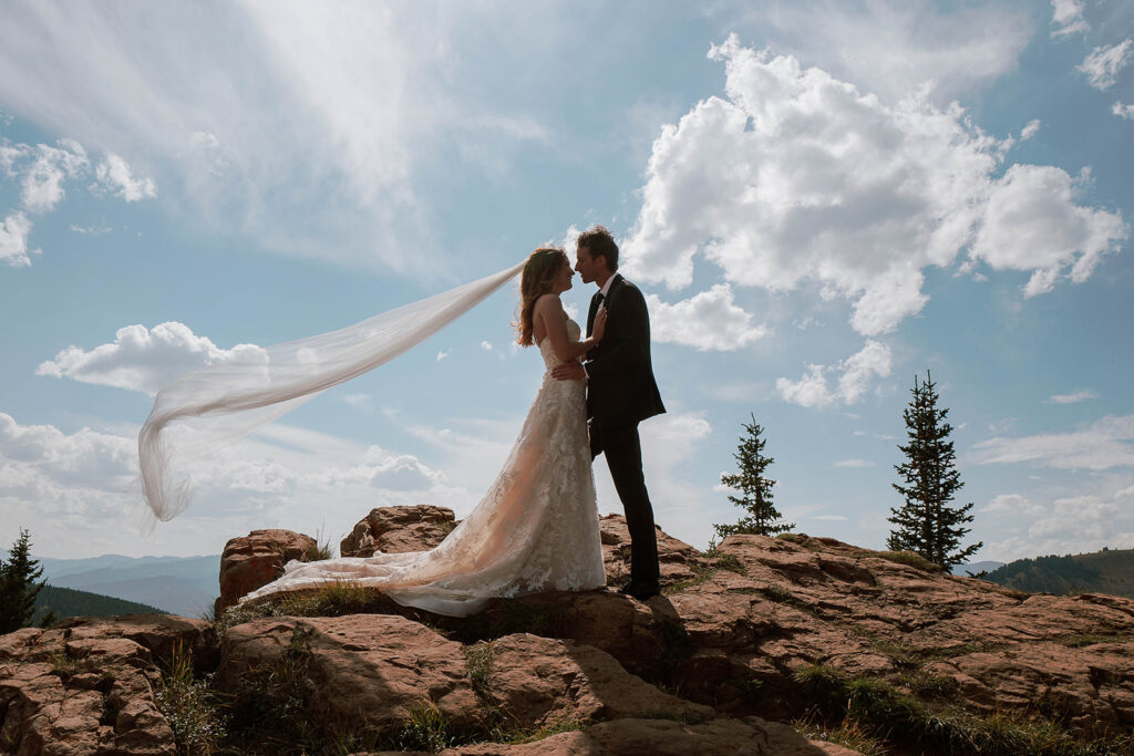 Colorado mountains wedding at Camp Hale