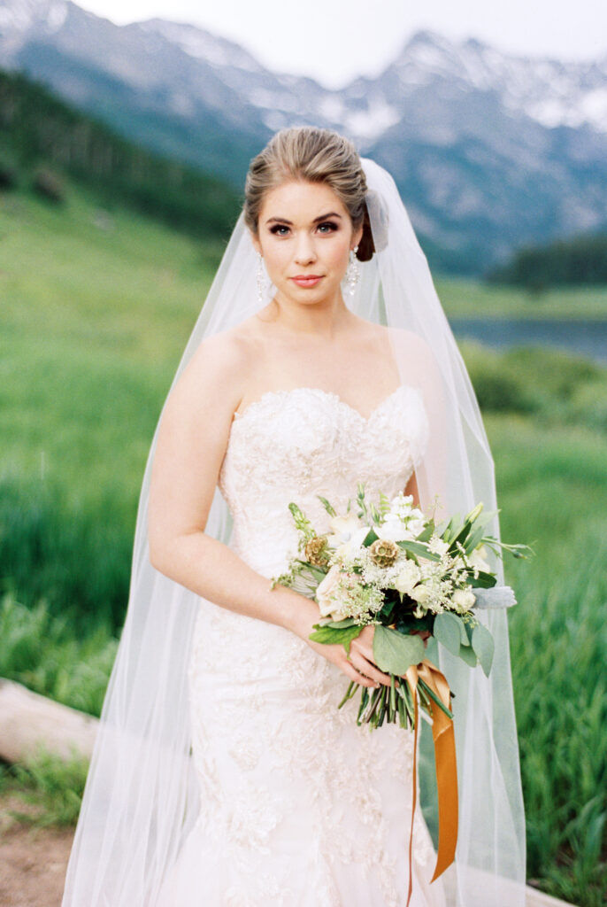 Rocky mountain views for Piney River Ranch wedding